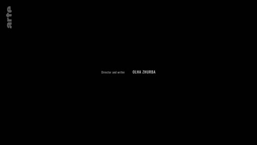 Générique de fin du film ou documentaire mentionnant Olha Zhurba en tant que réalisatrice et scénariste.