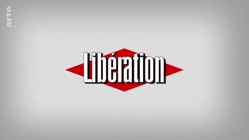 Le logo du quotidien français Libération est présenté à l'écran, marquant le début d'une séquence éditoriale.